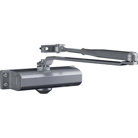 Ferme porte type DC 110 à bras compas coloris argent - ASSA ABLOY FRANCE VACHETTE