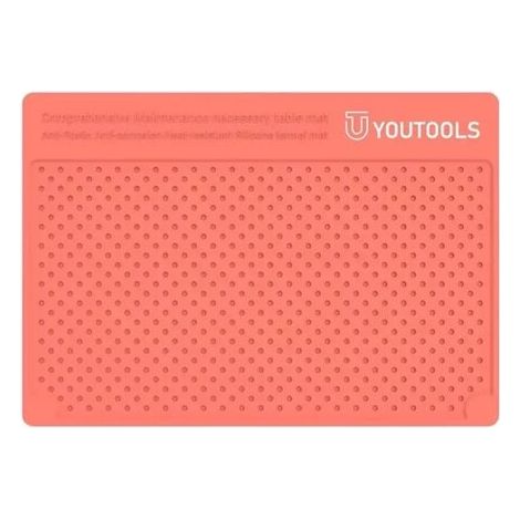 UT-D251 Coussinet en silicone d'isolation thermique à résistance à haute température pour plate-forme de maintenance électrique pour outils de réparation mobiles - Rouge (1/3)
