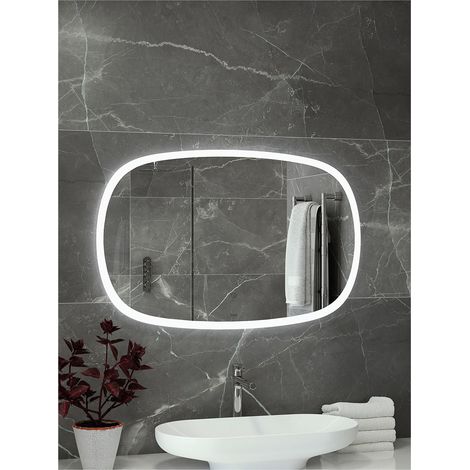RAK Deco 1000mm x 600mm Illuminated LED Mirror - RAKDEC5002