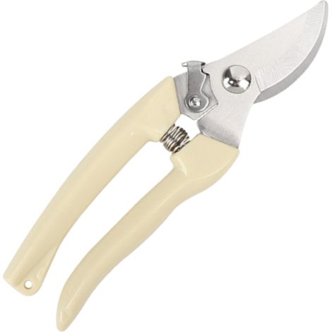 1 paires ciseaux de jardin, lame acier inoxydable, poignée ergonomique, verrouillage intégré, coupe précise jusqu'à 2,5 cm (1/5)