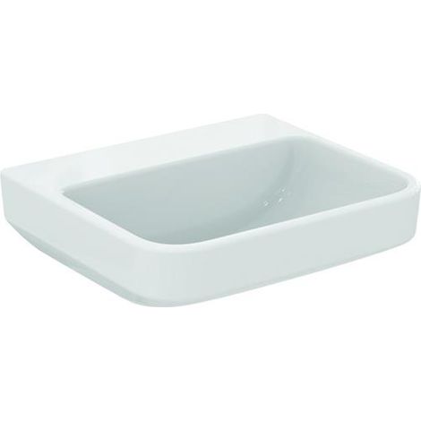 Lavabo IS i.life B, sans trou, sans robinet, 500x440x180 mm, blanc