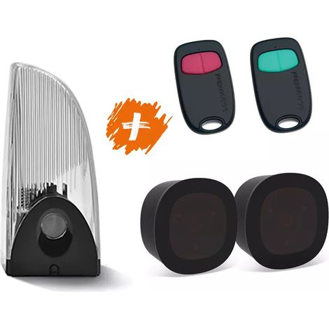 SCS Sentinel - Kit accessoires feu+photocellules+2 télécommandes (1/5)