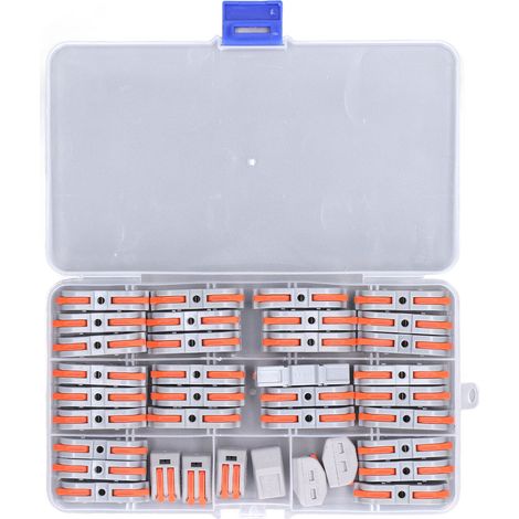 36 Pcs Quick Wire Connector Push in Lever Splicing Wire Connector Electrical Wiring Terminal Block
