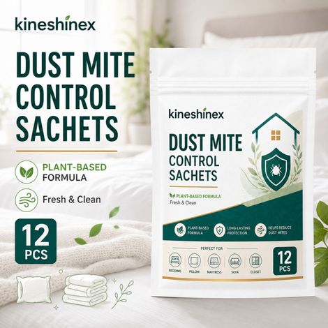 Kineshinex Plant Extract Anti-mite Sachet for Mattresses, Pillows, Wardrobes, and the Whole House - Anti-mite Protection Pack (1/4)