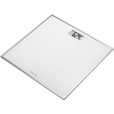 Beurer GS 120 Kompakt Pèse-personne 10041 numérique Plage de pesée (max.)=150 kg verre (1/3)