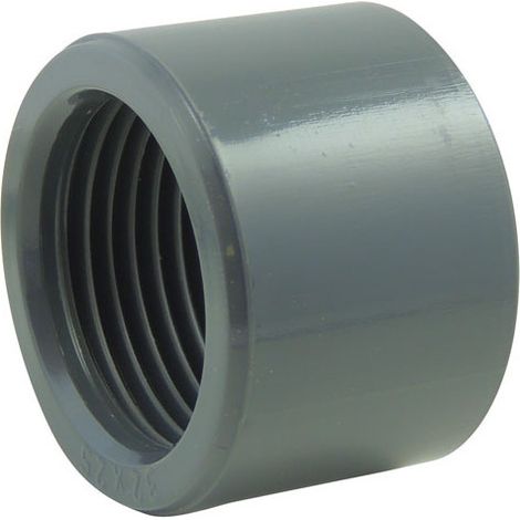 Réduction PVC pression à coller mâle 63 mm, femelle à visser 40x49