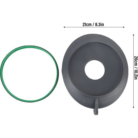 Ortviai Couvercle de cuve pour Thermomix TM31 en ABS avec joint étanche – étanche et anti-projections (1/4)