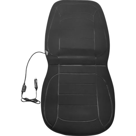 TolleTour Sitzheizung Auto 1 Stück 50x100cm Universelle beheizbare Sitzauflage Vordersitze 12V 2 Heizstufen mit Thermoschutz Schwarz (1/5)