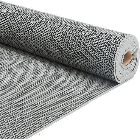 Tapis de drainage PVC 90 300 cm, 5,5 mm d’épaisseur antidérapant pour piscine, tapis de cuisine commercial, tapis de douche, tapis de salle de bain pour zone humide de cuisine, zone humide de (1/5)
