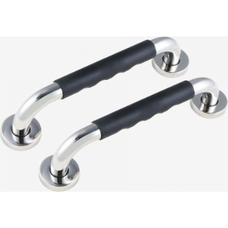 Toilet Grab Bar, 30cm Set of 2 Non-Slip Bathroom Grab Bars, Shower and Bath Grab Bars, Stainless Steel Handrail for Handrails, Shower Handle Support for the Elderly/Disabled/Children/Pregnant (1/5)