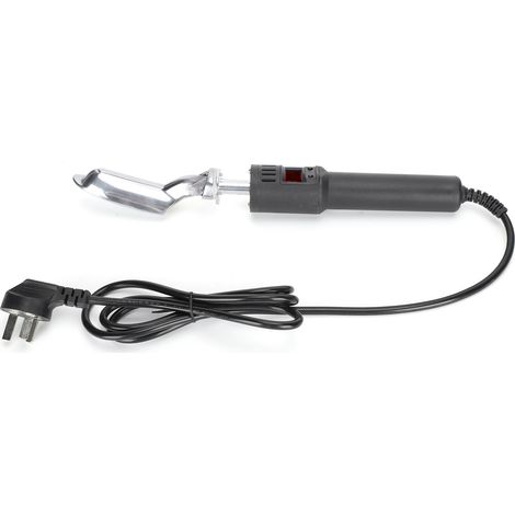Handliches Mini-Elektrobügeleisen mit einstellbarer Temperatur zur Faltenentfernung bei Schuhen und Lederarbeiten