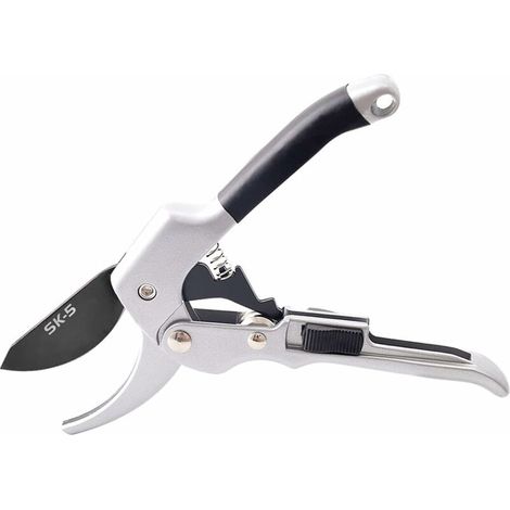 DEESSE SHOP - Sécateur de jardin Ciseaux de jardin, sécateur à lame franche avec poignées en éponge et protection de sécurité, diamètre de coupe maximum 20 mm, outil de sécateur de jardinage bonsaï (1/5)