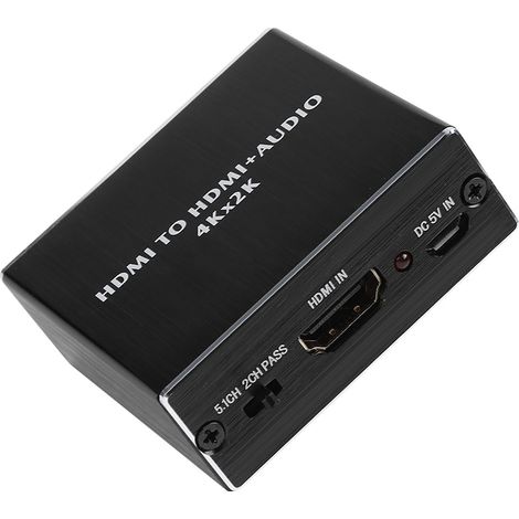 Séparateur Audio HDMI 4K avec Sorties SPDIF et Jack 3.5mm - Convertisseur Audio Haute Définition