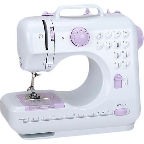 Máquina de coser semi-automática blanca Emerio SEW-121820