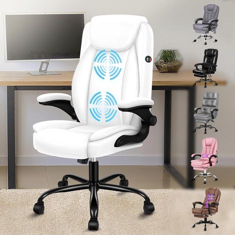 Bürostuhl ergonomisch höhenverstellbar 150 Fenix Weiß Fenix High Back (1/5)