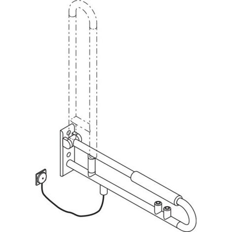 HEWI 801.50B711 Poignée SK 95, mat, version E (1/2)