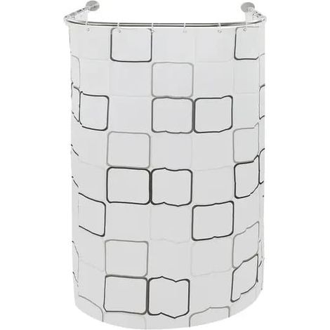 Barre de douche extensible en acier inoxydable, courbée en angle, réglable de 0,9 à 1,3 m, diamètre 2,2 cm, capacité 20 kg, acier inoxydable
