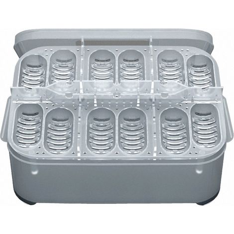 Boîte d'Incubation pour Œufs de Reptiles 12 Compartiments Plateau d'Élevage Translucide pour Lézards Caméléons Serpents Tortues (1/5)