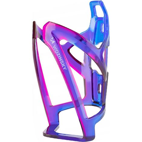 Cesta portabotellas para bicicleta Wozinsky WUR-01BP - Azul y morado (1/5)