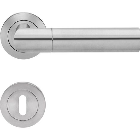 KARCHER DESIGN Drückergarnitur ER48 BB0 71 - Oregon, Buntbart, Edelstahl (1/3)