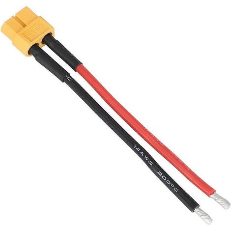 Câbles XT30 mâles, rallonges d'alimentation, câbles pour batteries au lithium, câbles de batterie (1/5)