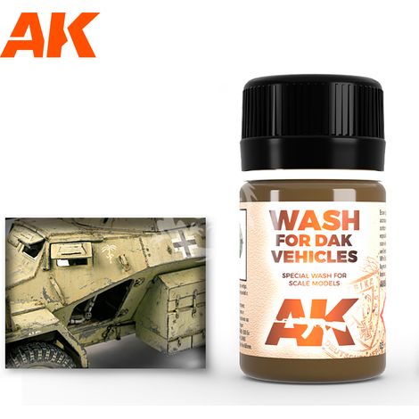 Liquide de vieillissement Wash Africa Korps Wash AK-066 AK066 35 ml (1/3)