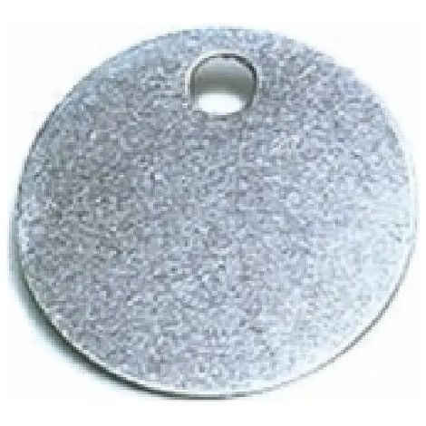 Marcador aluminio outifrance 30 mm con agujero para fijar