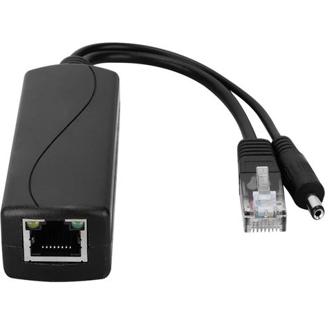 Splitter POE, ingresso 48 V, uscita 5 V, iniettore POE-DC3.5 da 1,35