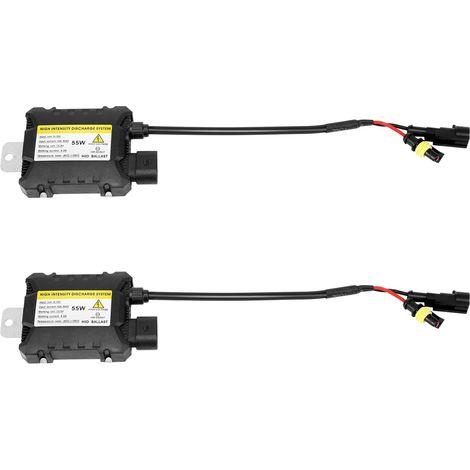 55W 12V Slim Aluminium Bi-Xenon-Vorschaltgerät, Schnellstart, helle Leuchtkraft, für H4 H7 H8 LKW, Bus, Geländewagen (1/5)