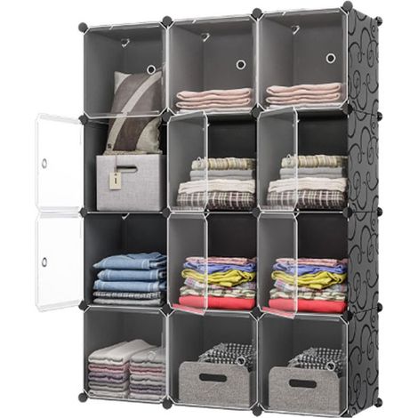 Armario modular de 12 estantes. Muebles de armario. (1/5)