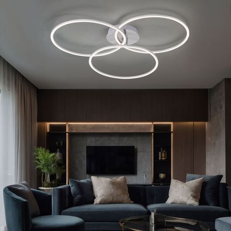 LED Design Decken Lampe Ringe verstellbar Wohn Zimmer Leuchte DIMMBAR LeuchtenDirekt