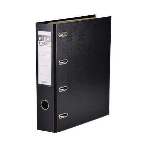 ELBA Doppelordner rado plast 100551851 2xA5 quer 75mm schwarz (1/2)