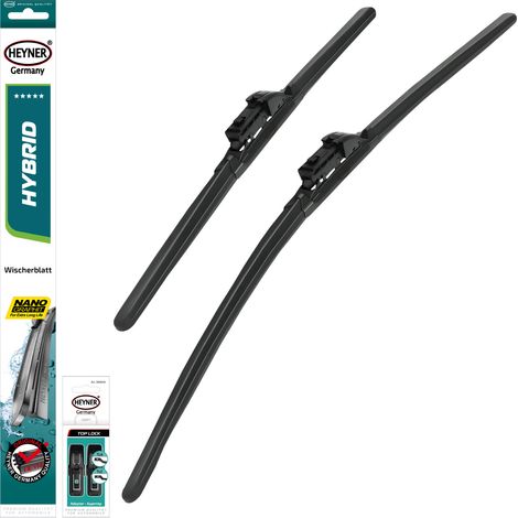HEYNER® Scheibenwischer-Set 600 mm & 450 mm Set Fahrer- & Beifahrerseite PREMIUM Qualität (1/5)