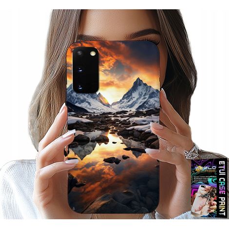 Funda para Samsung Galaxy S20 - Stream, montañas, picos, Everest + lámina (1/5)