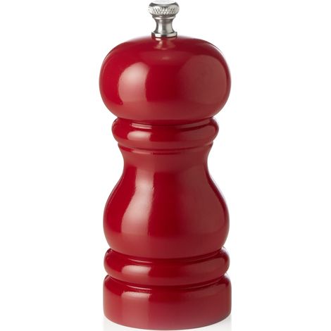 Moulin a sel en Bois rouge H 110 mm Ø 54 mm - Was Germany