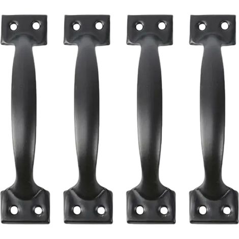 Poignée De Porte - Acier Inoxydable - 5 Pouces - Style Vintage Rustique - Pour Porte De Grange Portail Clôture Armoire Tiroir - Lot De 4
