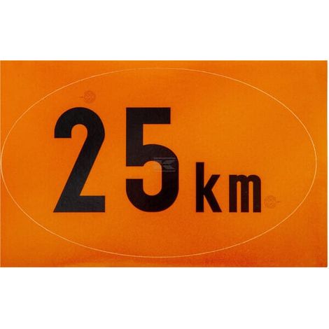 Segnale d'ingombro in plastica UNBRANDED BF25AOVAL