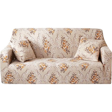 Housse de canapé imperméable, élastique, anti-poussière, pour causeuse, protection de coussin, revêtement ajustable. (1/5)