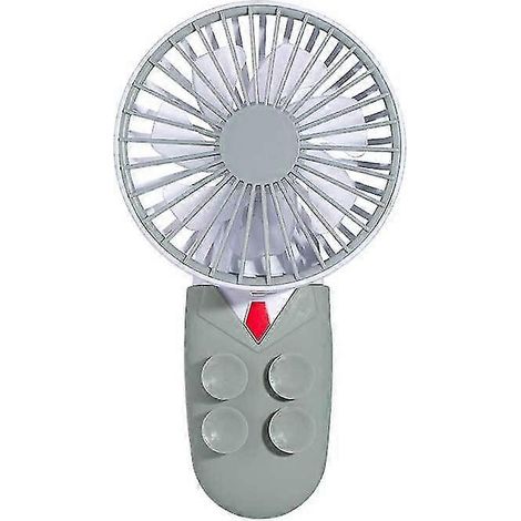 Mini ventilateur portatif avec ventouse, rechargeable par USB, idéal pour les voyages, le camping et les activités sportives en plein air.-AquaForge (1/5)
