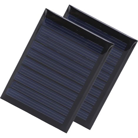 Panneau solaire 5V 50mA 60x44mm, module époxy en polysilicium, lot de 2 pièces pour projets DIY (1/5)