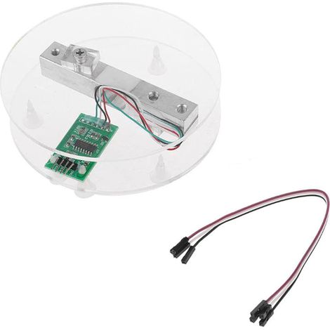 Capteur de poids numérique HX711 AD convertisseur module de dérivation de poids kit DIY Balance électronique portable pour Arduino Raspberry Pi (1/5)