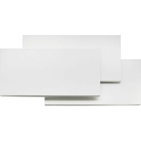 Applique a led rettangolare 12 watt lampada moderna a parete abat jour luce calda 3000k (1/4)