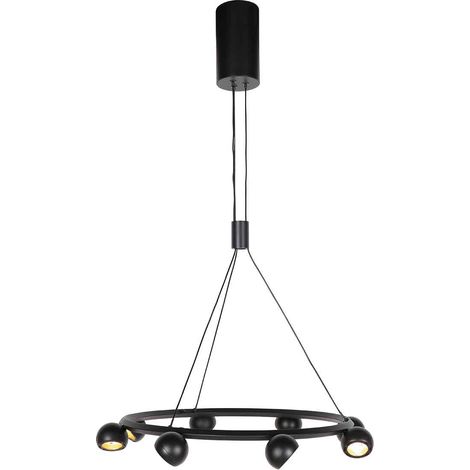 Steinhauer - lámpara colgante - Marcadore - negro - metal - Ø