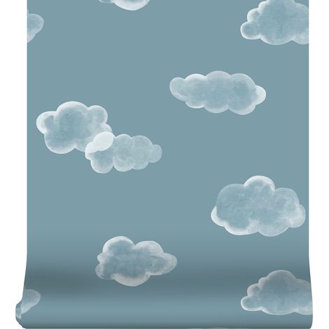 Superfresco Easy Vliestapete Kleine Wolke Blau 10mx52cm (1/5)