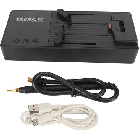 Soudeuse par points portable W32Pro avec écran LCD réglable, pour batteries lithium de téléphones iPhone et Android, inclut gabarit et pince de soudage. (1/5)