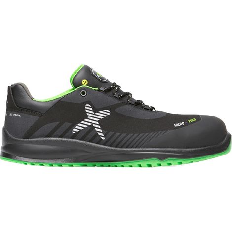Scarpe basse antinfortunistiche Exena Rebel S3 ESD SRC - 44 - Nero
