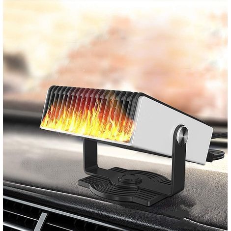 TAISHENGDA-Chauffage de voiture, 12 V portable, dégivrage de pare-brise, chauffage rapide, dégivrage, 150 W, chauffage rapide, ventilateur portable pour pare-brise automobile dans allume-cigare (1/5)
