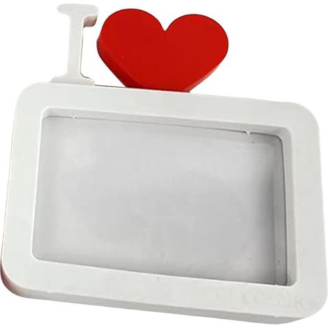 Cadre photo neuf en plastique de style européen, cadeau idéal pour les fêtes de fin d'année, avec support intégré. (1/5)