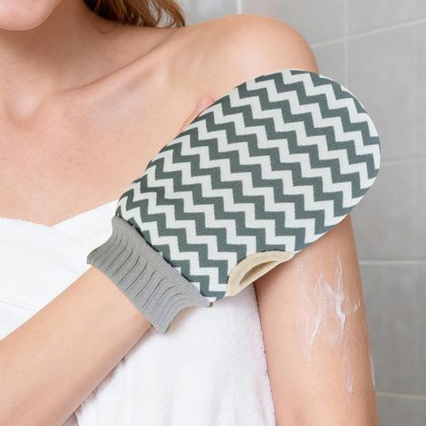 Peeling-Badehandschuhe, weich und sanft, reinigt porentief, beruhigt und entspannt, geeignet für alle Hauttypen, 6er-Pack (marineblau) (1/4)