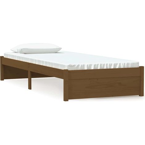 Maison Exclusive - Giroletto senza Materaso Ambra in Legno Massello 75x190 cm (1/5)